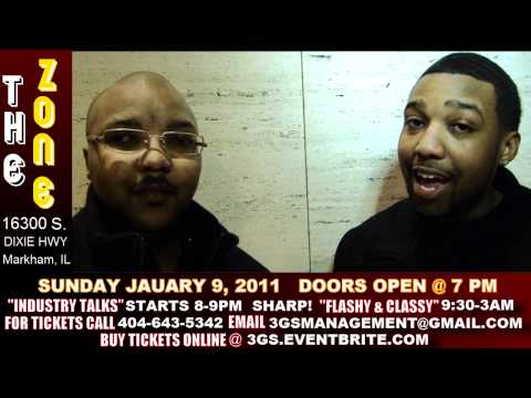 3 G's Industry Talks & Flashy Showcase @ The Zone Jan 9, 2011