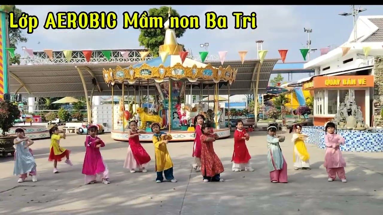 Tết Hahaha. Aerobic mầm non Ba Tri. Hoa viên Như Quỳnh 2026
