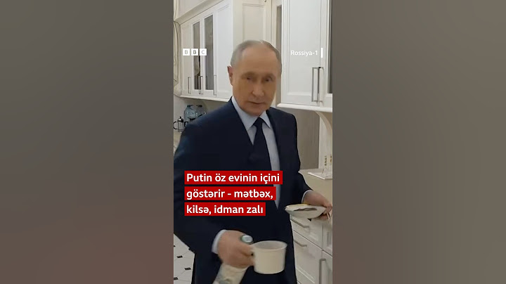 Putin öz evinin içini göstərir - mətbəx, kilsə, idman zalı