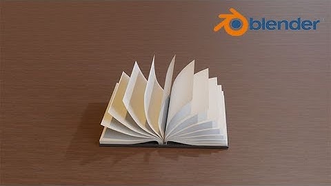 Easiest Book Opening Animation in Blender.