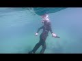 diving for trash in a FL river