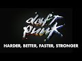 Capture de la vidéo Daft Punk - Harder, Better, Faster, Stronger (Official Audio)