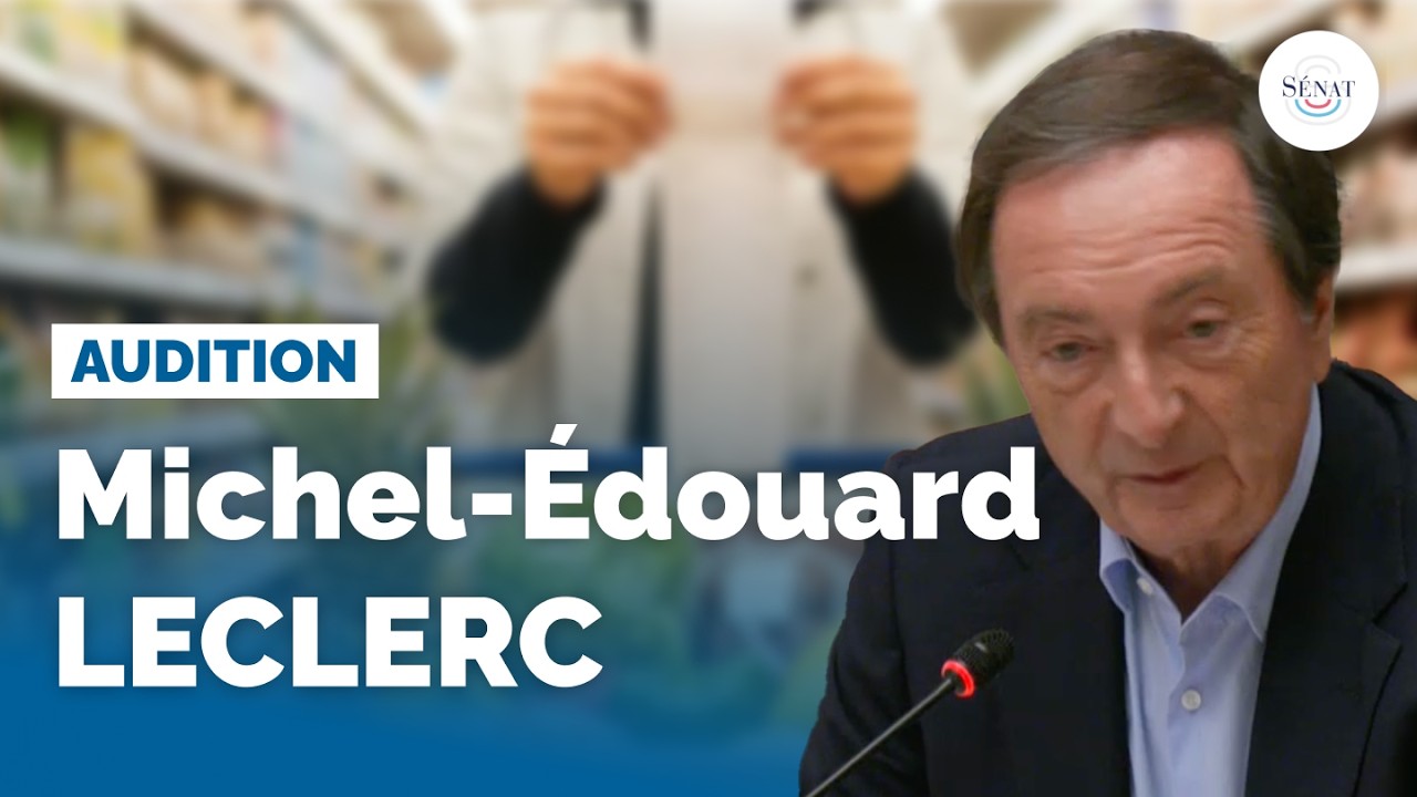 🔴 Audition de Michel-Édouard Leclerc