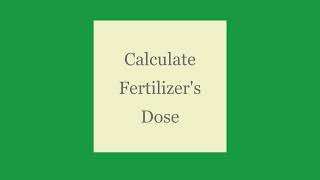 Fertilizer Calculator | How to Use  | Fertilizer Calculator and MultiConverter screenshot 1