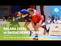 HALAKA (UKR) vs ONISHCHENKO (RUS). Youth (M) +98 kg. World Youth&Junior Sambo Championships 2021