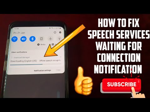 How to FIX Speech Services By Google Waiting For Connection (UK) Notification On All Android Phones