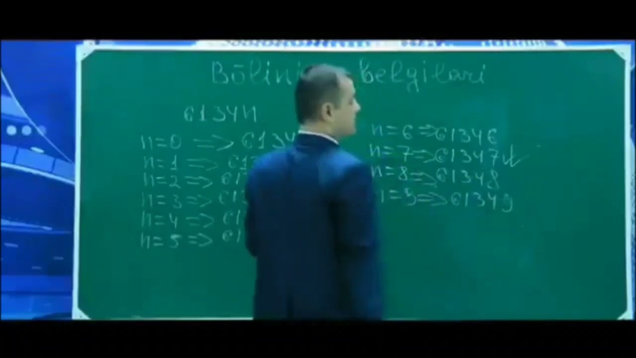 11 dars. Masalalar yechish