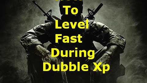 How To Level Up Fast in Black Ops During Double﻿ XP