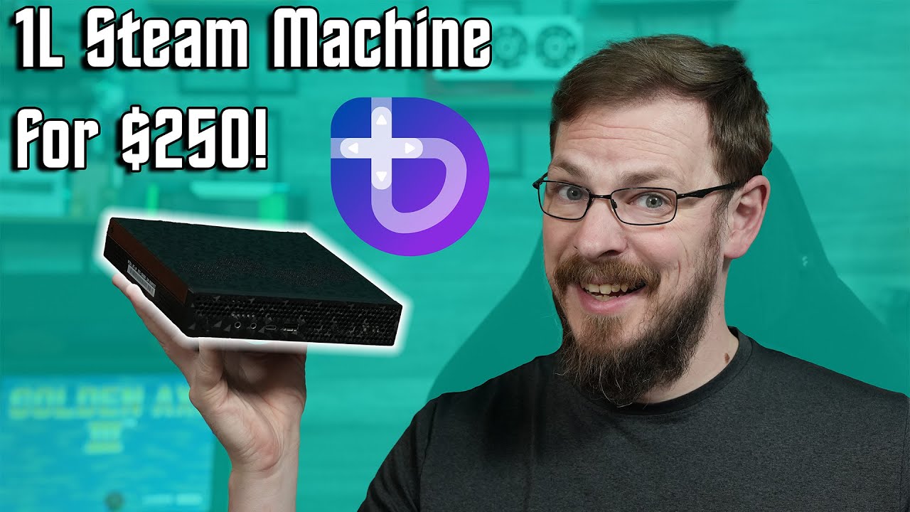 DIY Mini Steam Machine for $250! - Lenovo M720Q + RX 6400 - YouTube