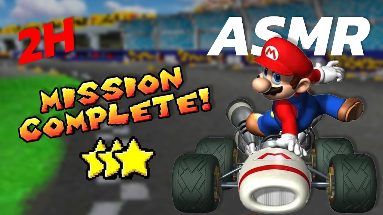 ASMR 2H - Toutes les Missions de Mario Kart DS pour trouver le Sommeil