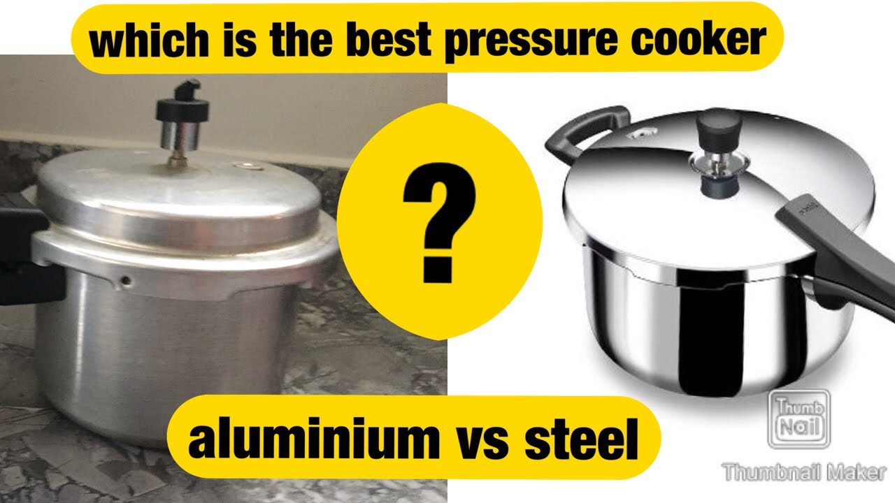 Aluminium vs stainless steel pressure cooker in Telugu/advantages of Aluminium Vs Stainless Steel Cooker