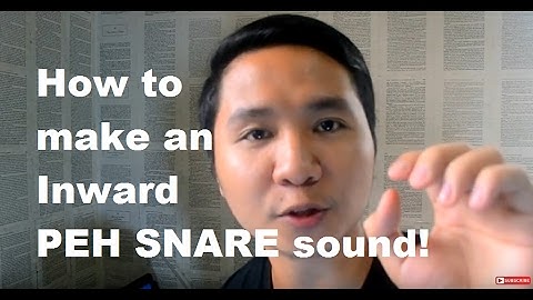 How to make an Inward PEH SNARE Sound - 1 MINUTE BEATBOX LESSON