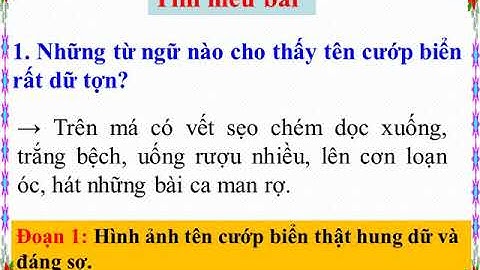 Khối 4 tuần 25 Tập đọc Khuất phục tên cướp biển