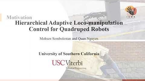 Hierarchical Adaptive Loco-manipulation Control for Quadruped Robots