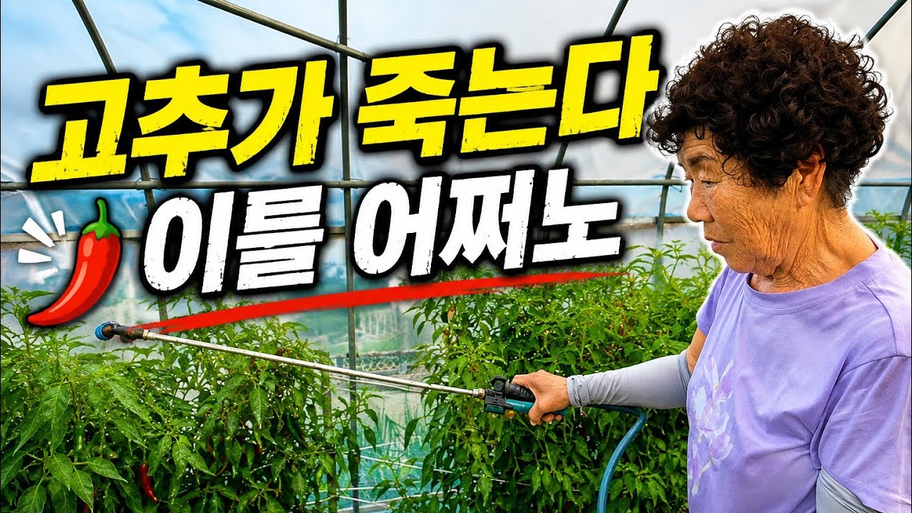 고추야! 농심은 타들어 간다