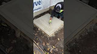 Dry Pour Concrete Slab #shorts