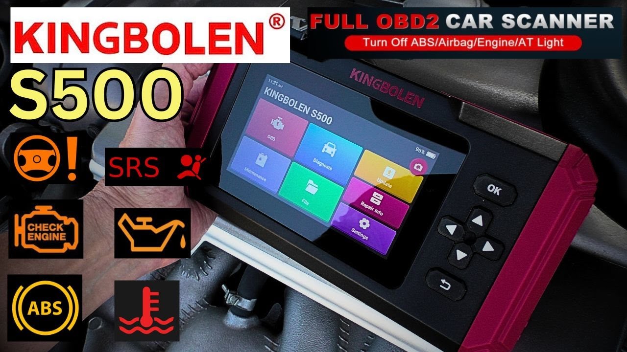 KINGBOLEN S500 Scan Tool. FIX YOUR OWN CAR AT HOME. 