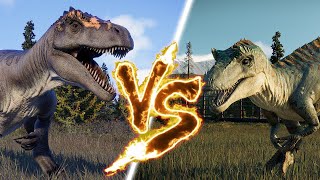 Мегалозавр против Цяньчжоузавра | Битва динозавров | Jurassic World Evolution 2