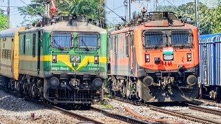 Back to back 130KMPH Train Action: Vande Bharat+Kumbh+Special Trains+Tebhaga+Shatabdi Express etc.