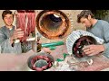 The Restoration Old Electric Water Pump Motor Repair In Loacl Wokshop