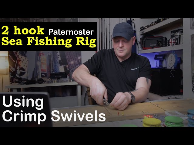 How to tie a two Hook Paternoster rig for sea fishing. 