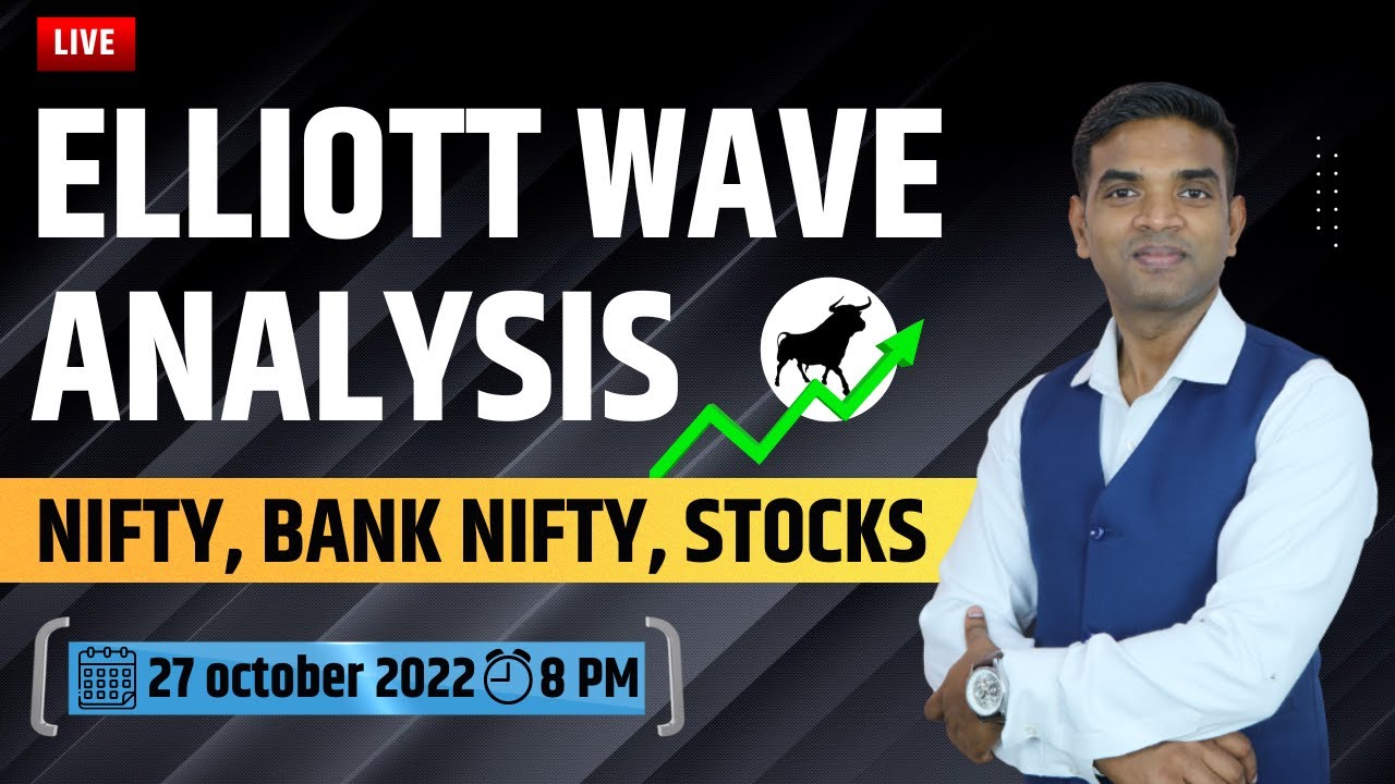Nifty & Bank Nifty Technical Analysis Using Elliott Wave Theory 27 October | Nifty Live | Chartkingz