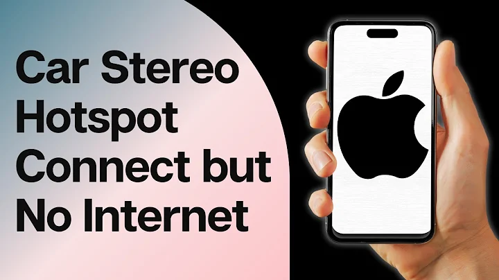 How to Fix iPhone Car Stereo Hotspot WiFi is Connected but No Internet Access