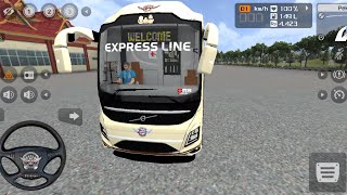 Volvo Sleeper Bus Luxuous Mod | Drive on Zig Zag Roads | Bus simulator indonesia  screenshot 4