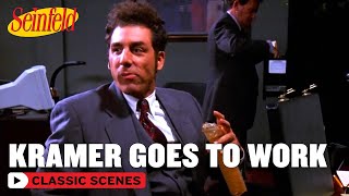 Kramer Pretends To Have A Job The Bizarro Jerry Seinfeld