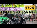 OJOL JEPANG 🇯🇵| ONBID HARI SABTU 3 JAM 470 K, 12 ORDERAN | SALAM SATU ASPAL