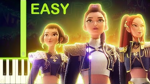 Thumbnail of GOLDEN | KPop Demon Hunters - EASY Piano Tutorial