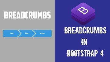 10. Breadcrumbs in bootstrap 4 - Bootstrap 4 Course