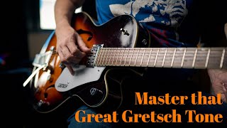 How to get all of the tones out of a Gretsch Hollowbody Guitar G5120