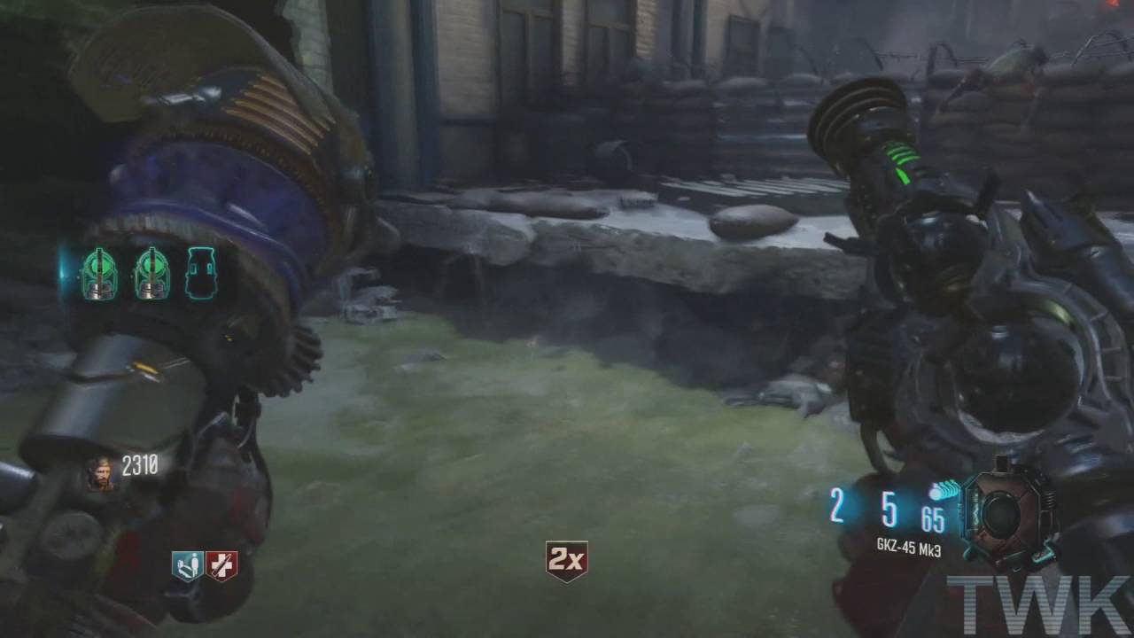 Gorod Krovi - Ray gun MK3 gameplay (regular and upgraded)