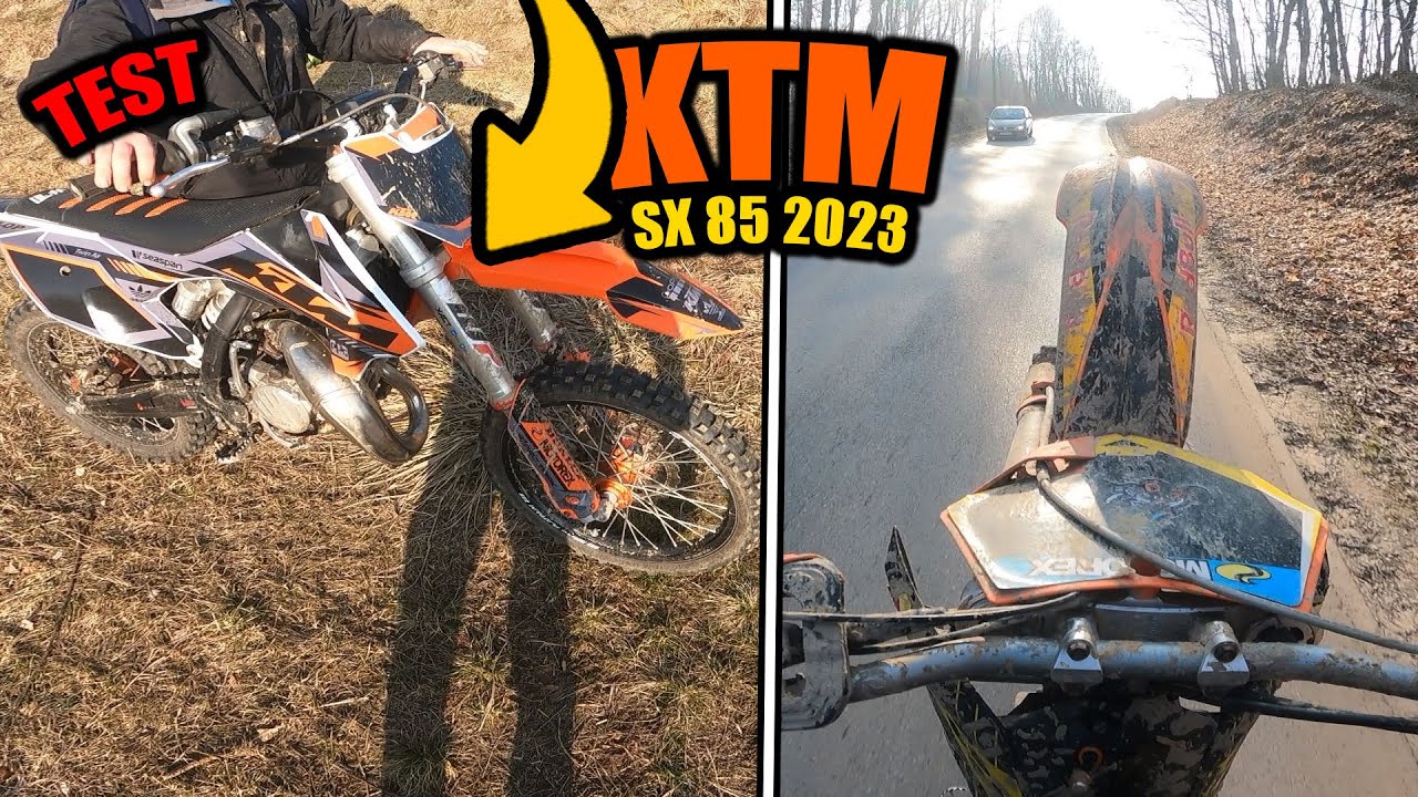 Test KTM SX 85 2023 / Podjazdy / Latanie na kole / SXF 250, SX 85, RM 125