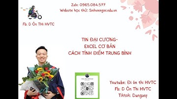 [TIN ĐẠI CƯƠNG- EXCEL CƠ BẢN] Làm các yêu cầu với hàm COUNTIF; COUNTIFS; AVERAGE