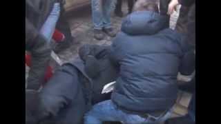 "Мирные" протестующие. Киев 18 февраля 2014
