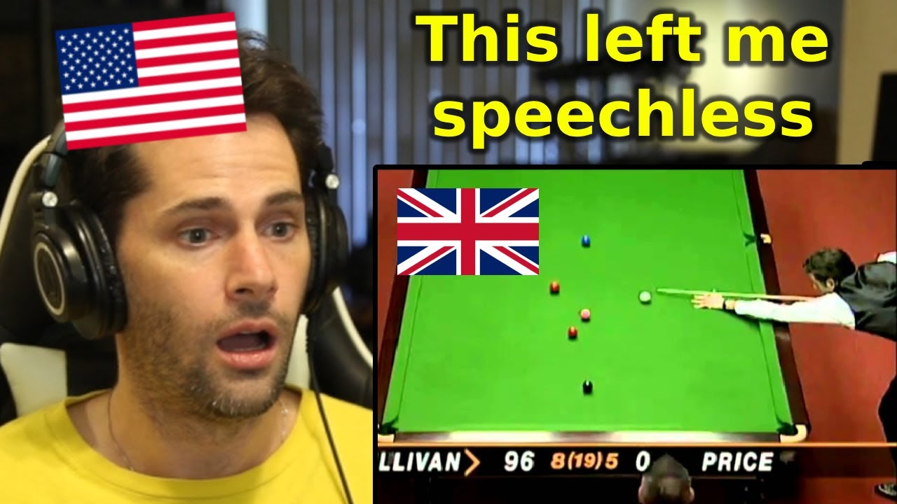 American Reacts to Ronnie O'Sullivan Fastest 147 in History (5 minutes 8 seconds)