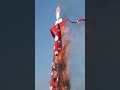 Russia Celebrates Maslenitsa Festival | Giant Effigy Burned in Moscow to Mark End of Winter #shorts