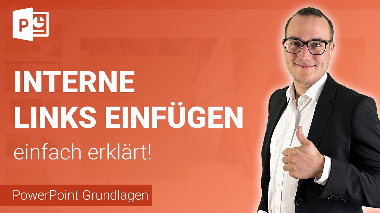 INTERNE LINKS (einfaches Menü) einfügen einfach erklärt | Lerne Microsoft PowerPoint ✅
