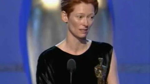 Tilda Swinton winning Best Supporting Actress Oscar