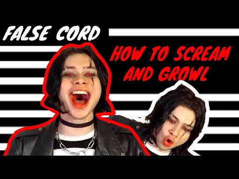How To Growl and Scream (False Cord Tutorial) - YouTube