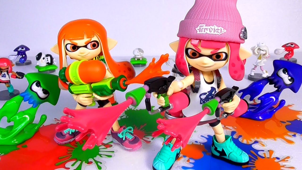 figma Splatoon ガール DXエディション レビュー【びっくりクオリティのイカちゃんフィギュア☆】スプラトゥーン２