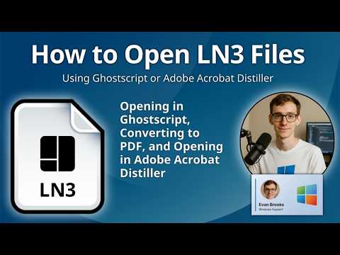 How to Open LN3 Files (Linotronic 300 PostScript Printer)