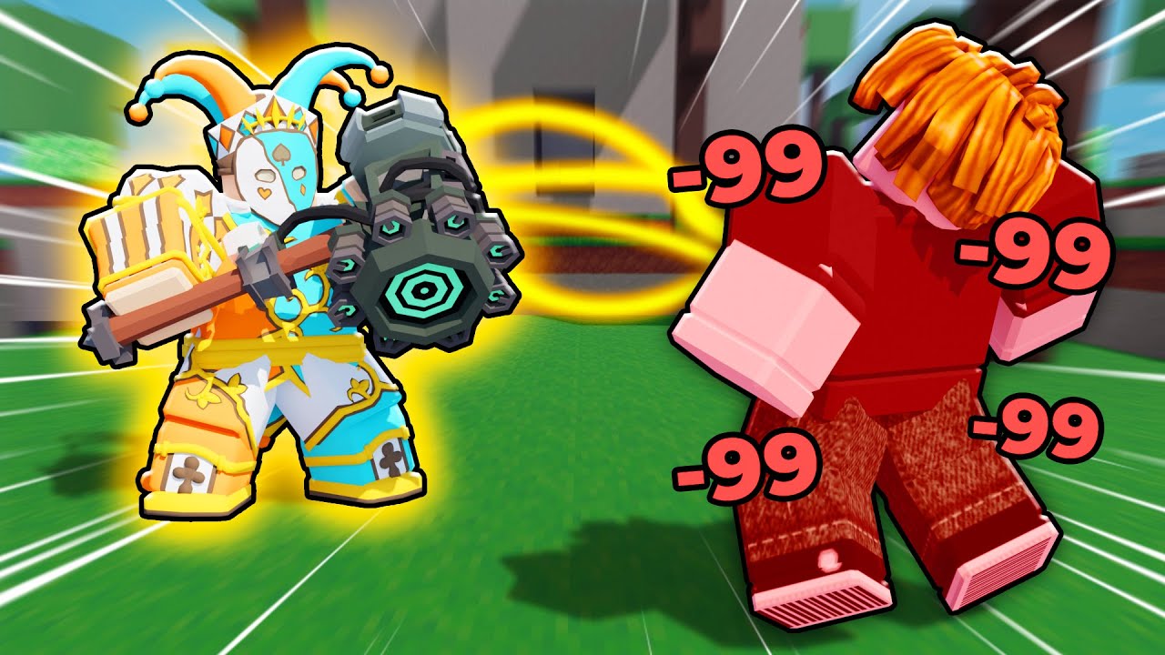 Lucky Block But It's FORTUNA KIT + MASS HAMMER! (Roblox Bedwars)