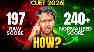 The Hidden TRUTH About CUET Normalization 🤫 Will Your Score Increase or Decrease?