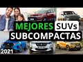 Las 10 MEJORES SUVs SUBCOMPACTAS que puedes comprar