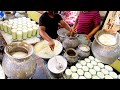 Ajit patel selling most famous punjabi lassi in mumbai  3000 glass daily  indian street food dadar