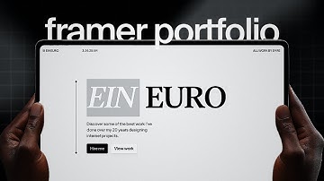 framer tutorial: building your portfolio website