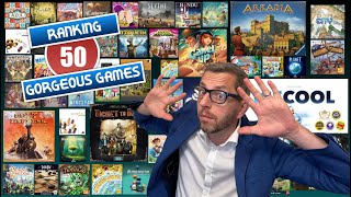 RANKING 50 Board Games with amazing table presence!